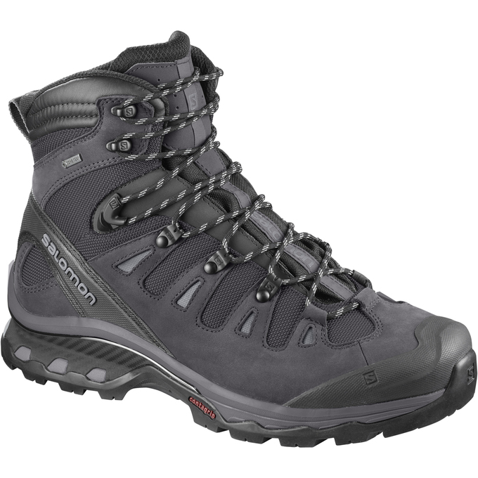 Salomon Singapore Mens Hiking Boots - QUEST 4D 3 GTX® Black | 41980-LMNC